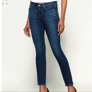 PAIGE Skyline Ankle Peg Medium Wash Jean Size 25